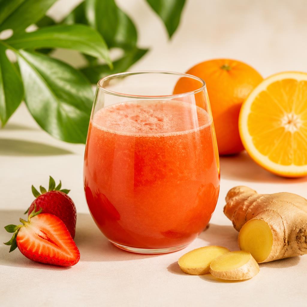 Morango, Laranja e Gengibre